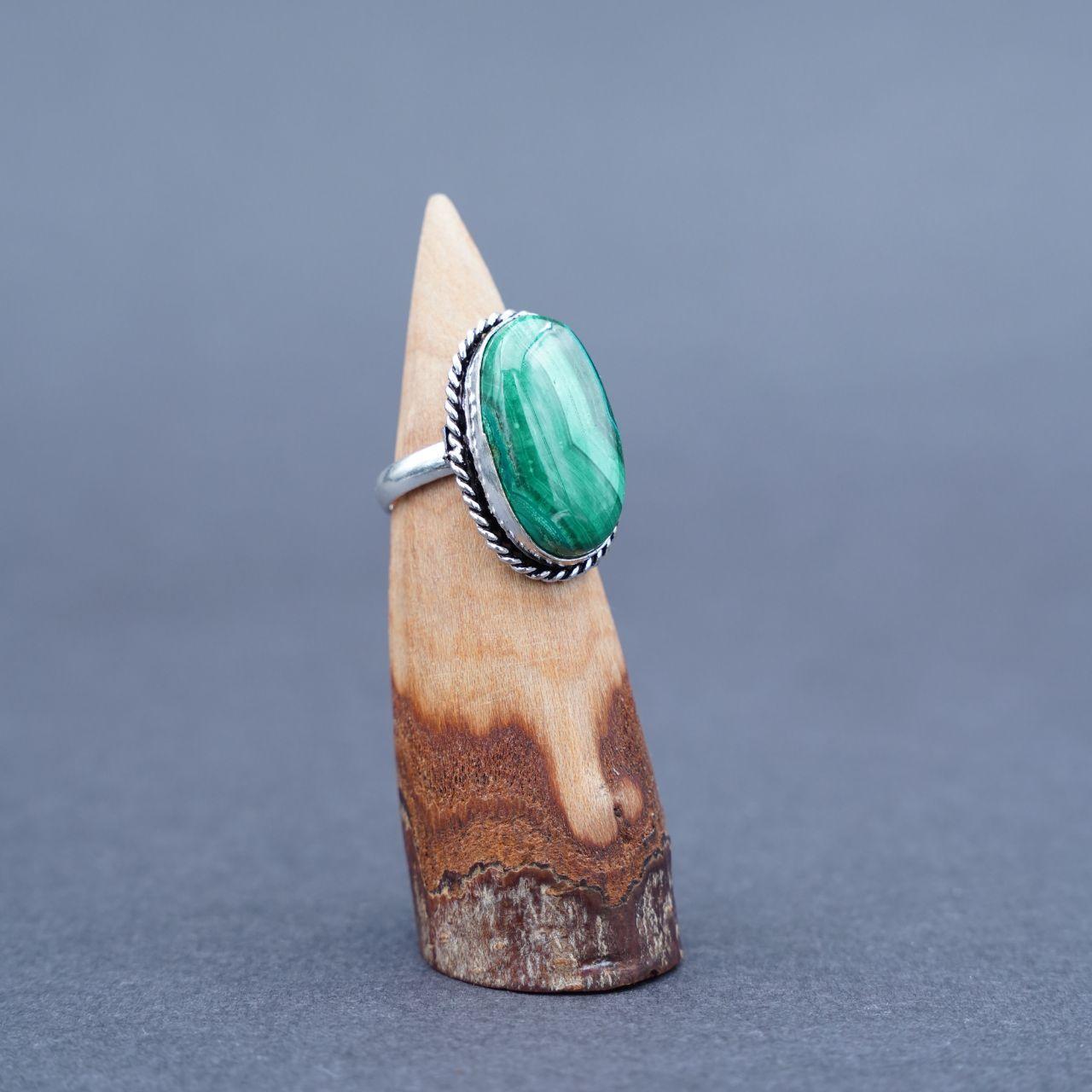 Silver Plated Marcasite Gemstone Ring Size L