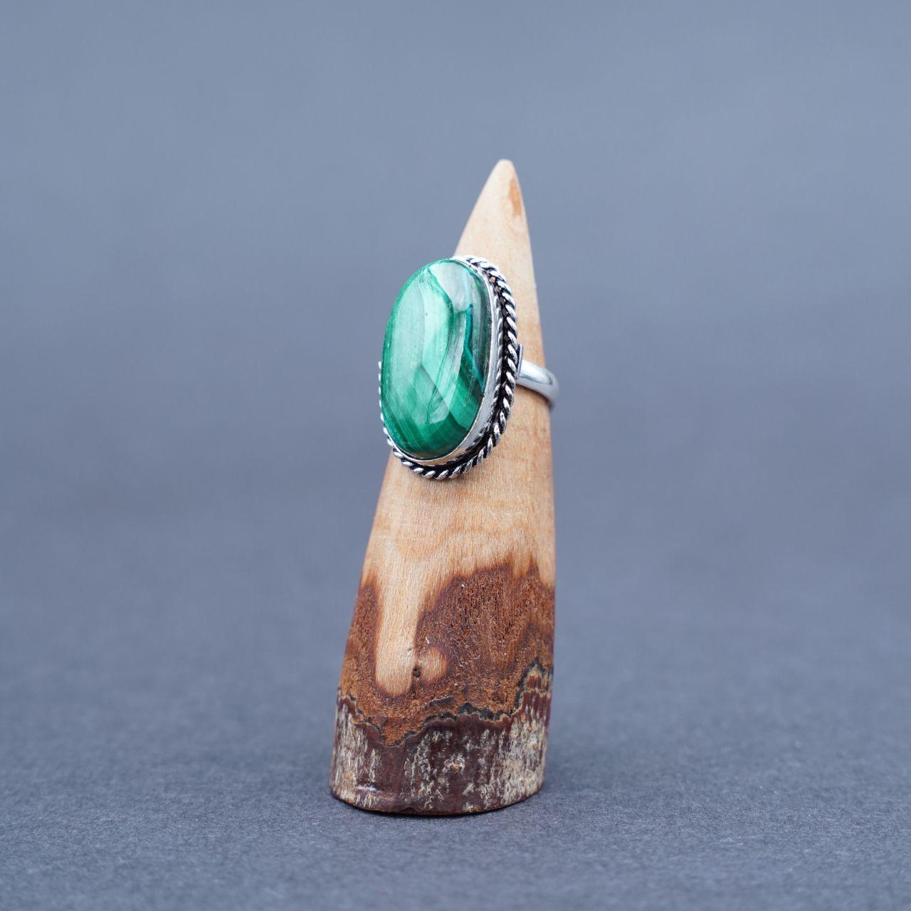 Silver Plated Marcasite Gemstone Ring Size L