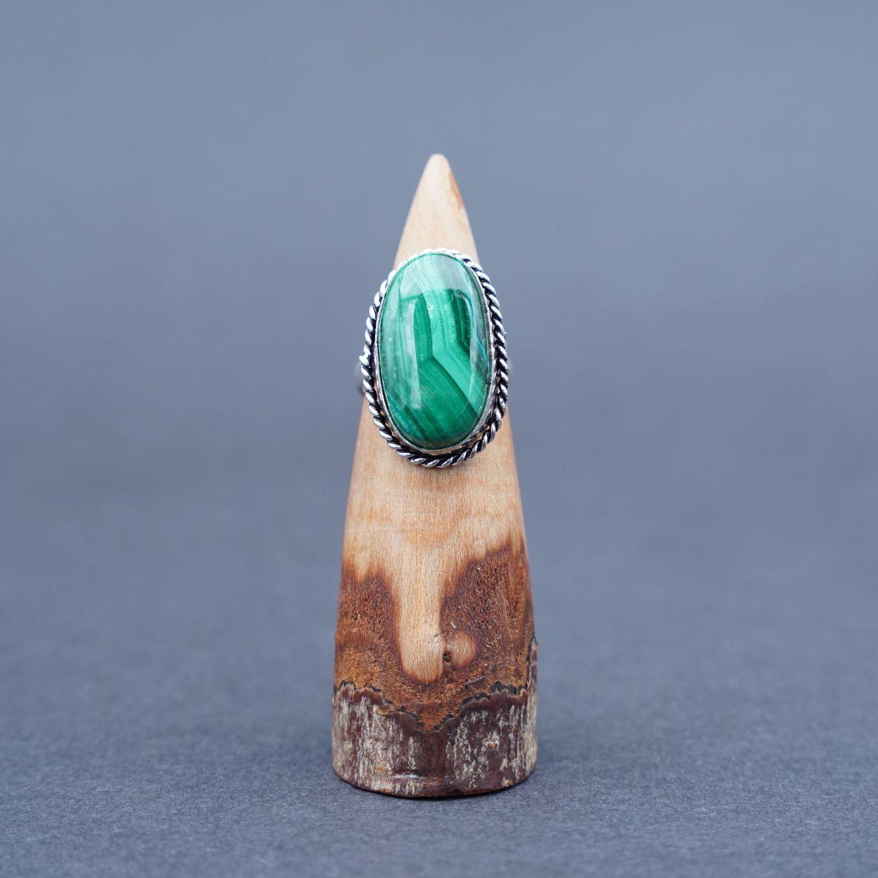 Silver Plated Marcasite Gemstone Ring Size L